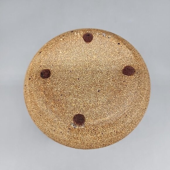 Stoneware Incense Burner Beige Butterfly 4" vase - Picture 5 of 6